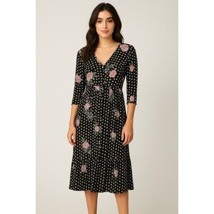 Star of India x Vintage Viscose Floral Button Dress